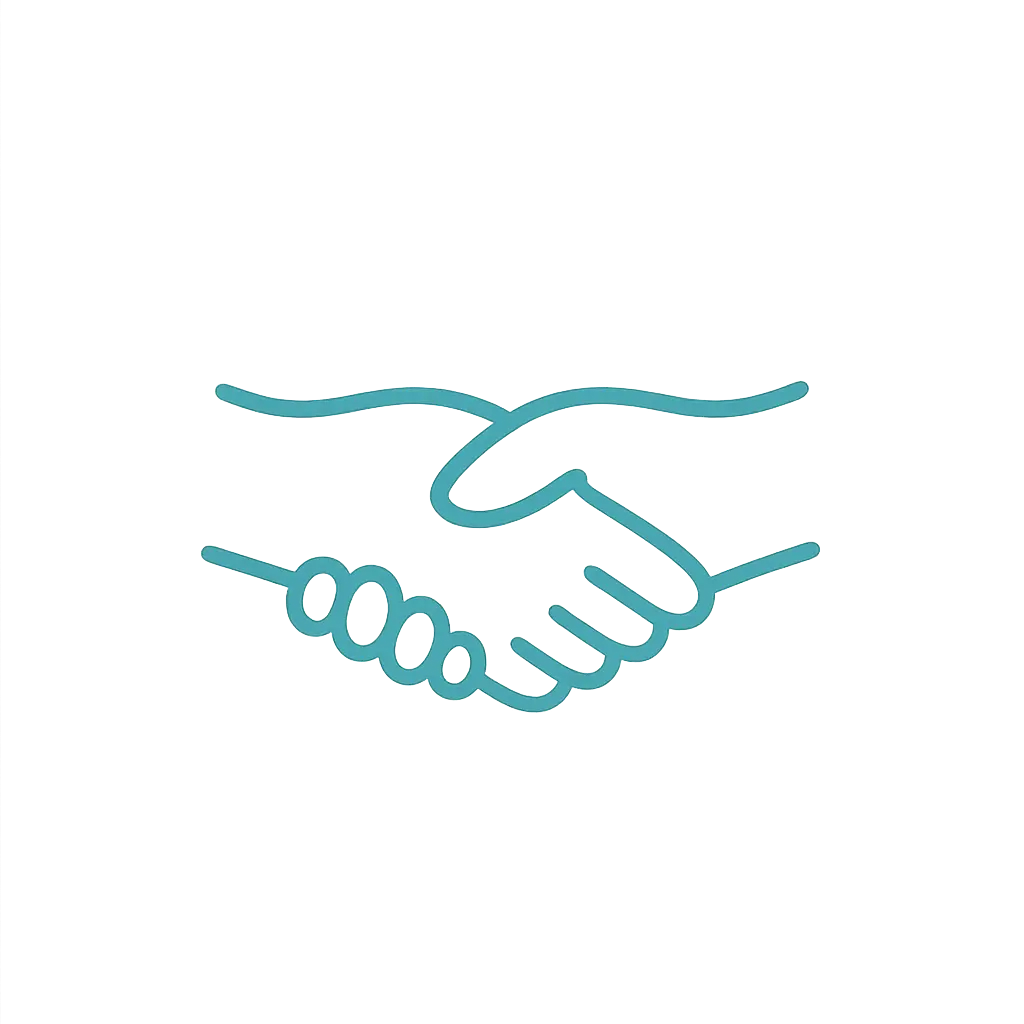 Handshake representing community connection